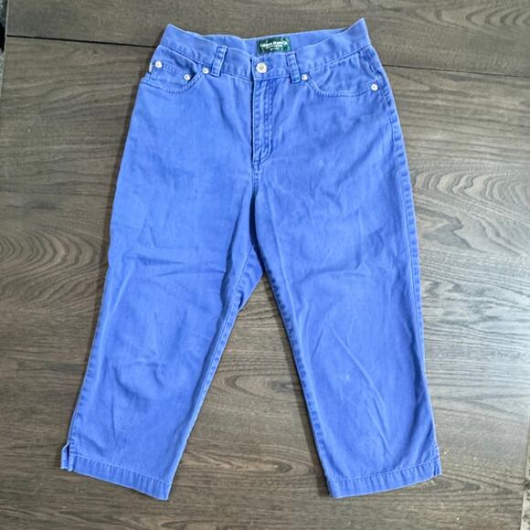 Lauren Jeans Co. Pants - Lauren Jeans Co Ralph Lauren Blue Capri Pants Womens 4P Petite Cotton